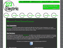 Tablet Screenshot of 323electric.com